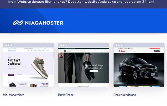 Buat Toko Online dengan Website Builder