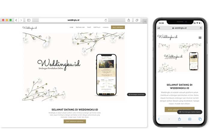 Undangan Pernikahan Online di Weddingku.id