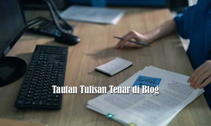 Tautan Tulisan Tenar di Blog